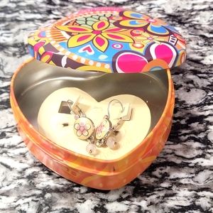 BRIGHTON RETIRED SPRING FEVER LEVER BACK EARRINGS NWT ✨️ BRIGHTON TIN